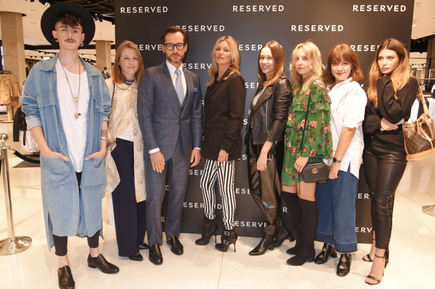 Zaproszeni przez Reserved goście wraz z Kate Moss