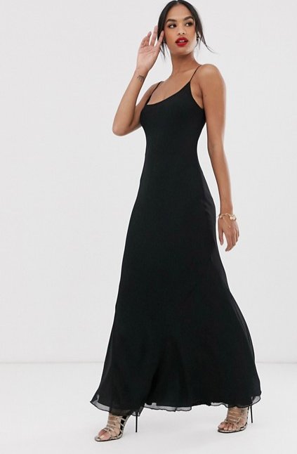 Czarne sukienki na studniówkę, Asos Design, 246,71 zł