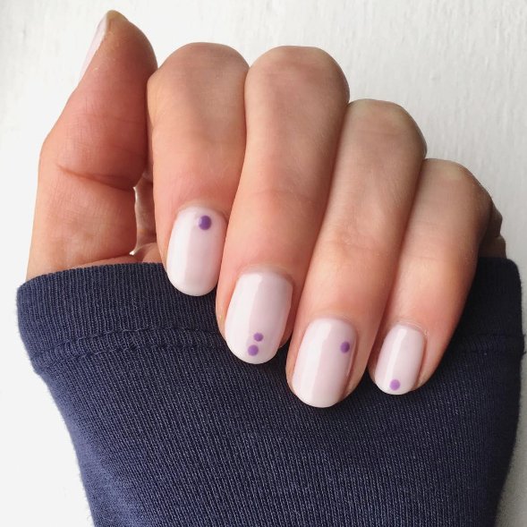 Pastelowy manicure
