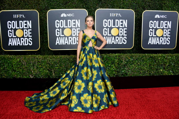 Złote Globy 2020: Taylor Swift w sukni Etro Couture
