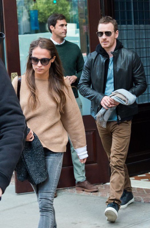 Alicia Vikander i Michael Fassbender w Nowym Jorku, 05