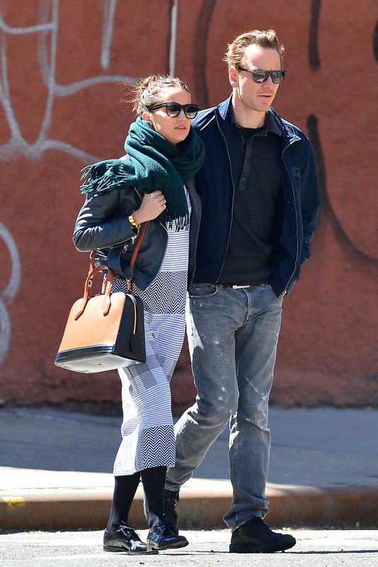Alicia Vikander i Michael Fassbender w Nowym Jorku, 4.4