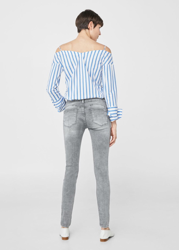 Jeansy push up skinny Mango