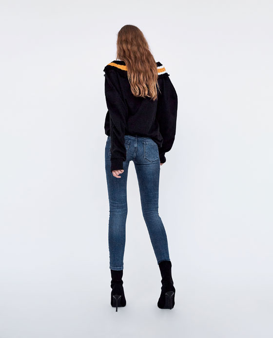 Jeansy push up Zara