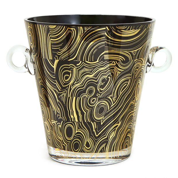 Malachitowe wiaderko do lodu, Jonathan Adler, około 200 USD