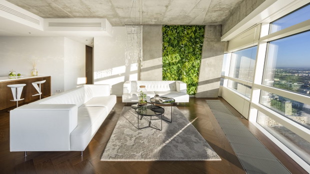 Apartament Glam, Złota 44, aranżacja Galeria Heban