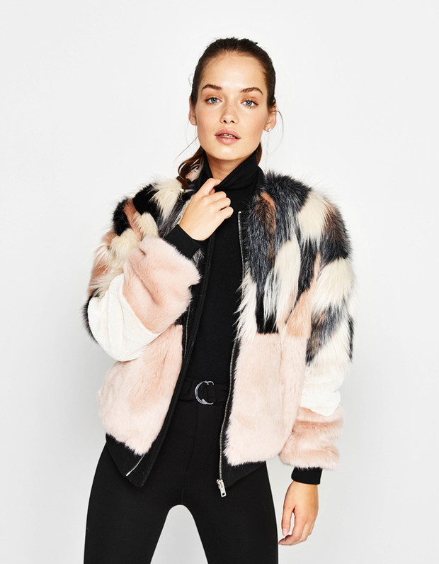 Kolorowe futra: Bershka, 229 zł