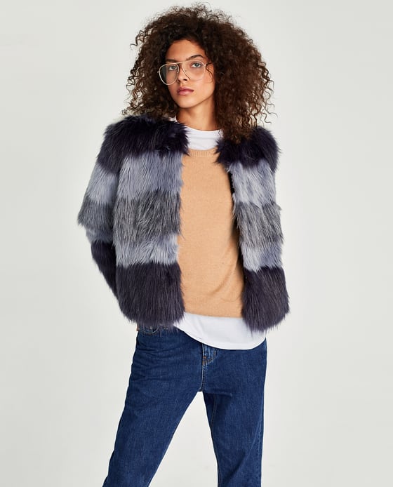 Kolorowe futra: Zara, 299 zł
