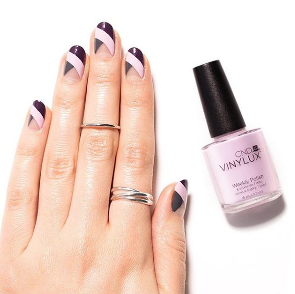 Manicure delikatny wzór