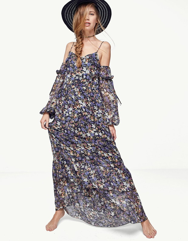 Boho sukienka Stradivarius