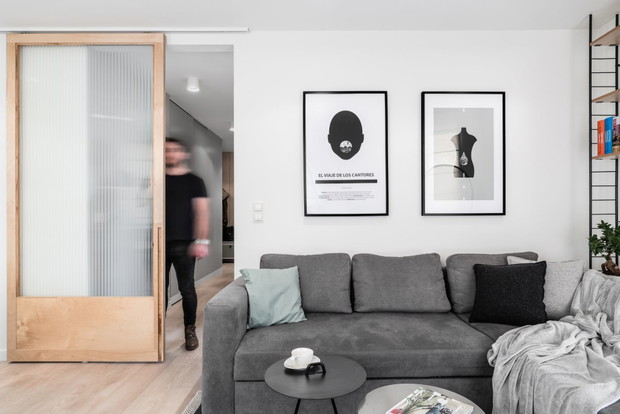 Skandynawski styl w gdańskim mieszkaniu, projekt: Raca Architekci