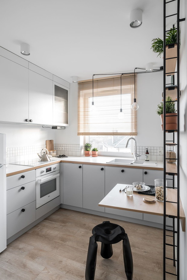 Skandynawski styl w gdańskim mieszkaniu, projekt: Raca Architekci
