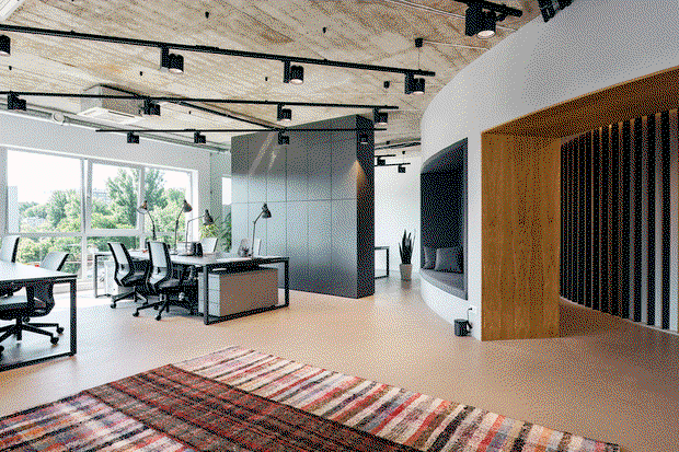 Biuro Papaya Films, projekt: MP Studio Architektury, Ewelina Moszczyńska i Marta Puchalska