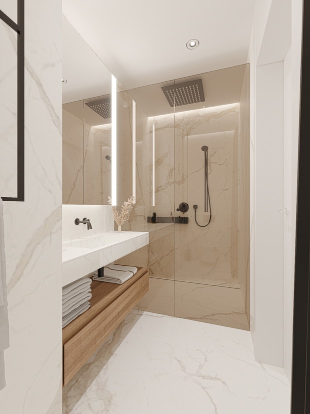 Klasyka w warszawskim apartamencie, projekt: Aneta Dudek i Martyna Leśniewska z NABOO STUDIO