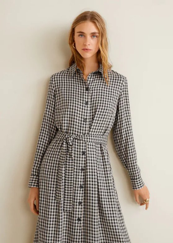 Kratka gingham: sukienka