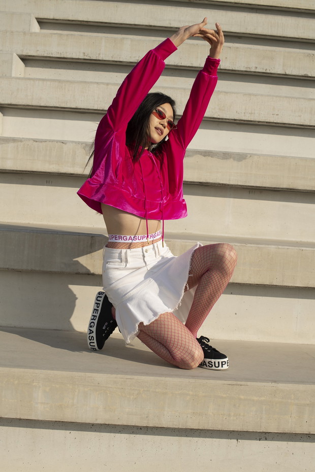 Ubrania z kolekcji Calzedonia x Superga