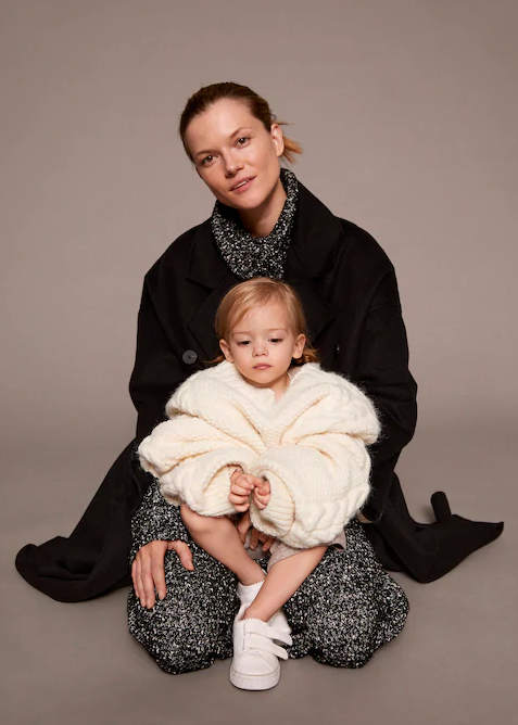 Kasia Struss z córką z kampanii Mango
