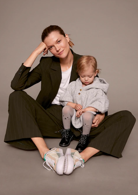 Kasia Struss z córką z kampanii Mango
