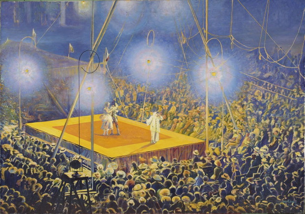 Leon Kamir-Kaufmann (1872–1933) Komedia włoska, 1920 olej, płótno Muzeum Narodowe w Warszawie
