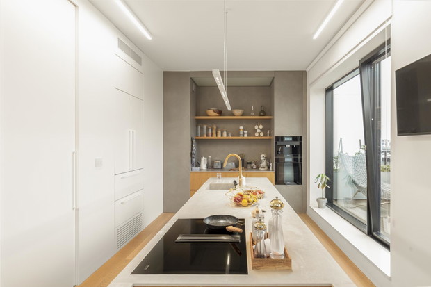 Mieszkanie w skandynawskim stylu, projekt: TK Architekci