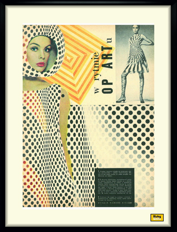 Prezenty w stylu vintage: modowy plakat z epoki