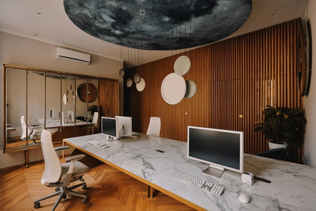 Księżycowe biuro w Warszawie, Animoon, projekt: NOKE Architects