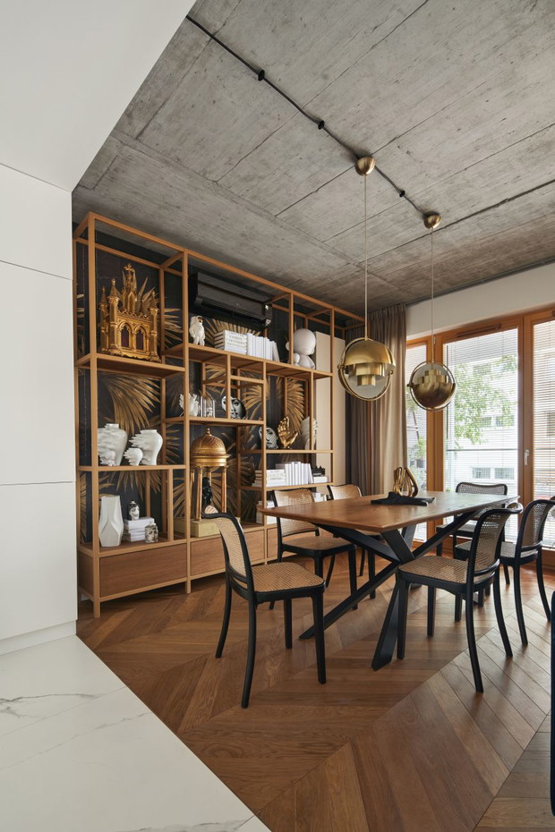 Mieszkanie dla dwojga, projekt: BLACKHAUS