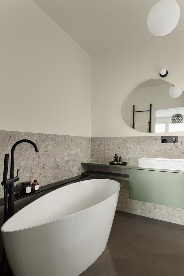 Mieszkanie z sypialnią na antresoli, Design: Architekt Magdalena Daszkiewicz, pracownia PRZESTRZENIE