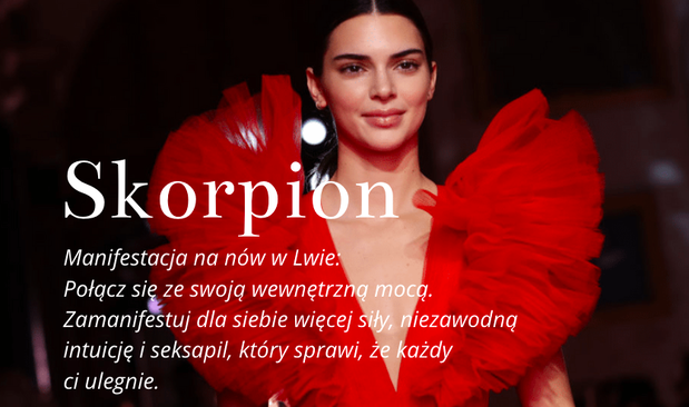 Horoskop na nów w Lwie