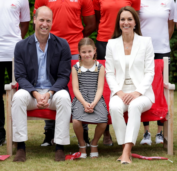 Księżniczka Charlotte, Kate Middleton i książe William