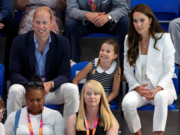 Księżniczka Charlotte, Kate Middleton i książe William
