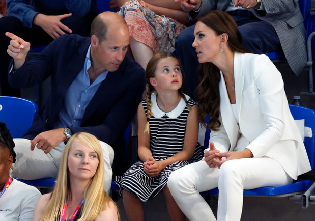 Księżniczka Charlotte, Kate Middleton i książe William
