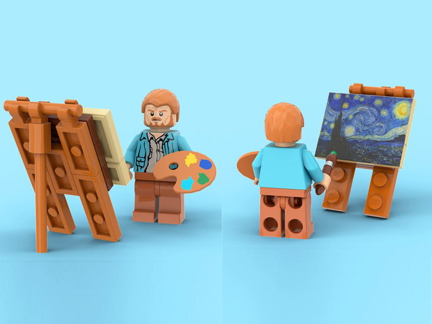Gwiaździsta noc Vincenta van Gogha jako zestaw LEGO