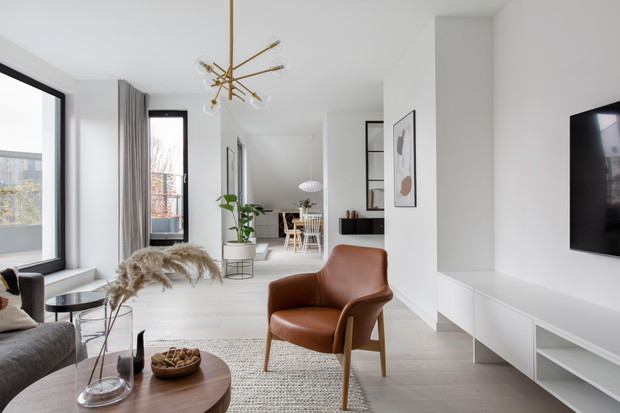 Wakacyjny apartament w Gdańsku, projekt: Roksana Dobrzyńska, Nor studio