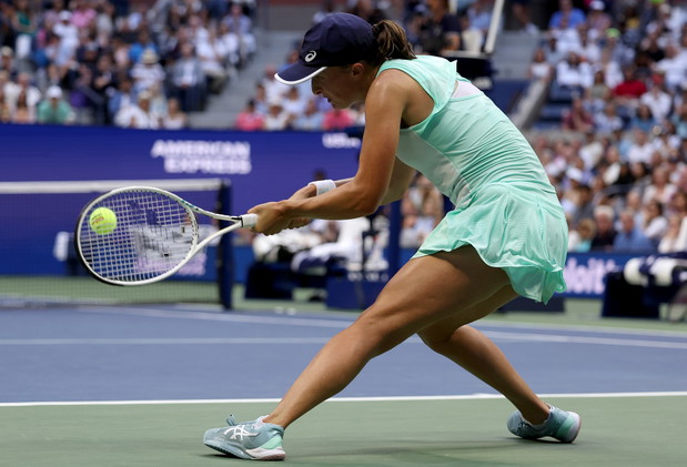 Iga Świątek podczas US Open