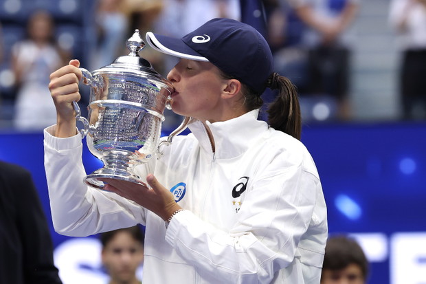 Iga Świątek podczas US Open