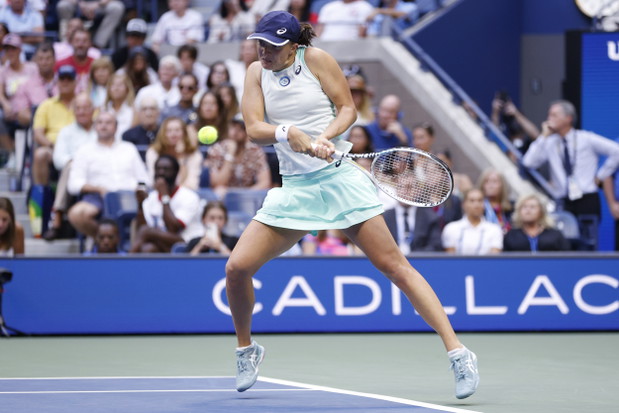 Iga Świątek podczas US Open
