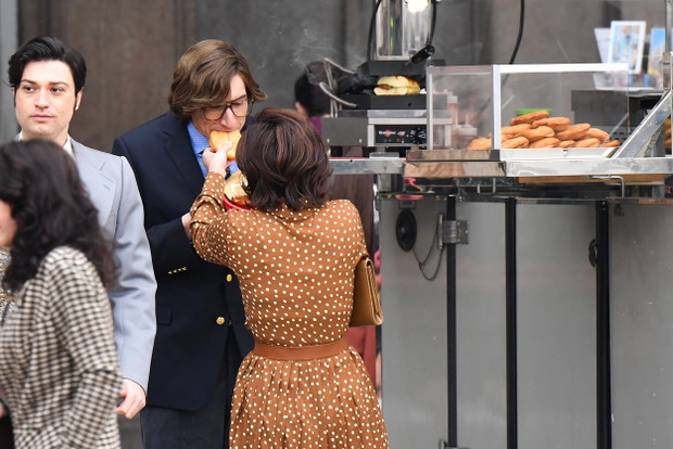 Lady Gaga i Adam Driver na planie ,,House of Gucci