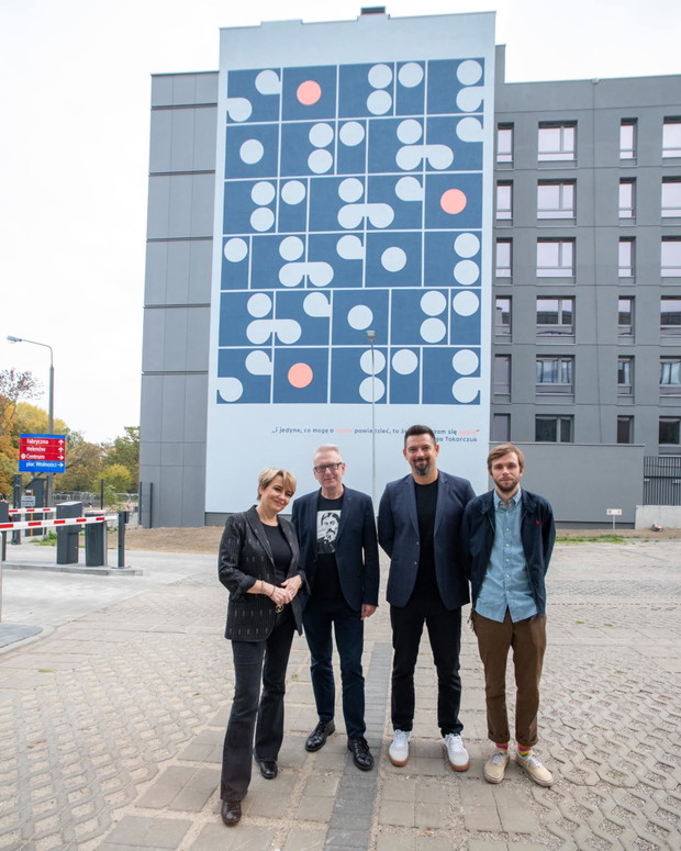 Sobie - mural zainspirowany twórczością Olgi Tokarczuk