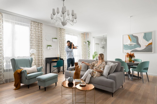 Metamorfoza mieszkania na Żoliborzu, realizacja: GOOD VIBES Interiors