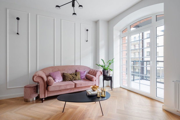 Mieszkanie w starym młynie we Wrocławiu, projekt: Ewa Grzywa, architekt wnętrz Decoroom