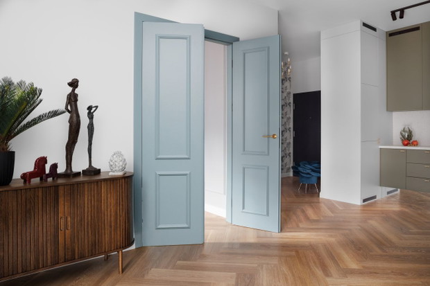 Mieszkanie w starym młynie we Wrocławiu, projekt: Ewa Grzywa, architekt wnętrz Decoroom