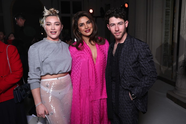 Florence Pugh, Priyanka Chopra i Nick Jonas
