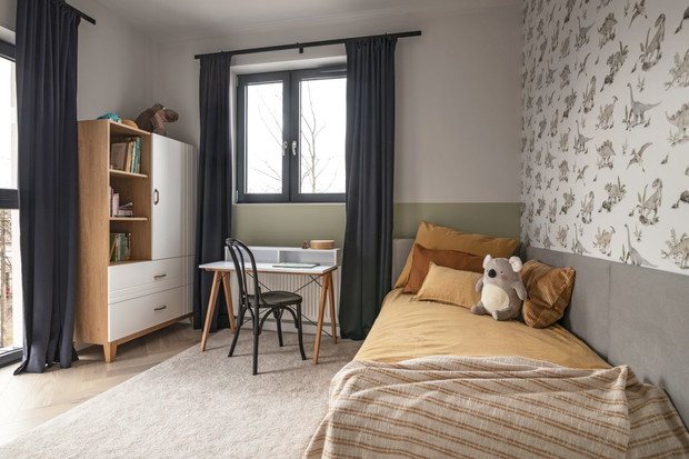 Łagodne pastele w domu prawniczki, projekt wnętrza: Małgorzata Kasperek, architekt wnętrz Decoroom, Projekt kuchni: Katarzyna Fotek, architekt wnętrz Decoroom Kitchen