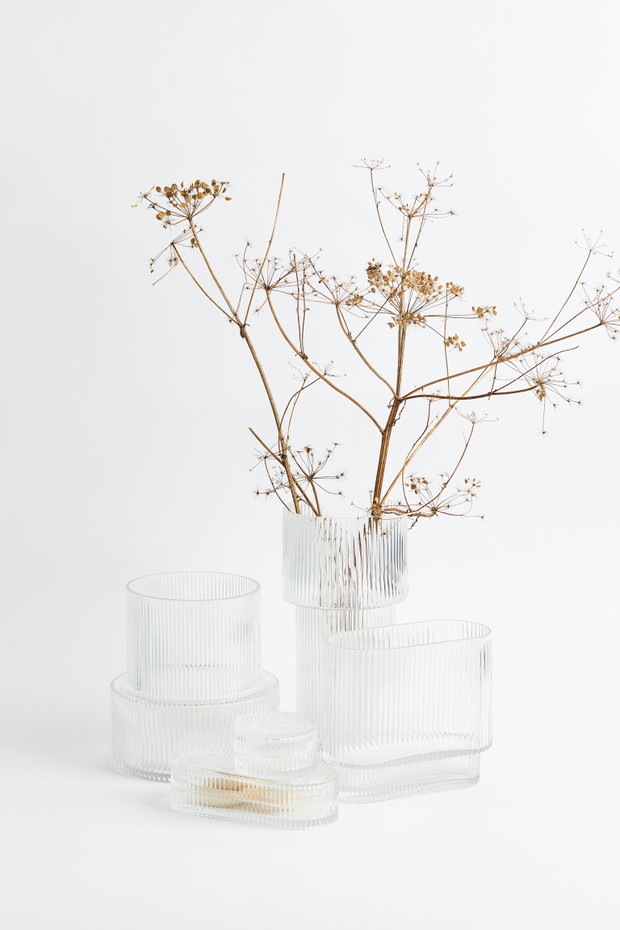 Ryflowane wazony i pojemniki, H&M HOME