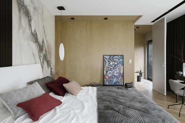 Duży apartament na warszawskim Mokotowie, projekt: MIKOŁAJSKAstudio