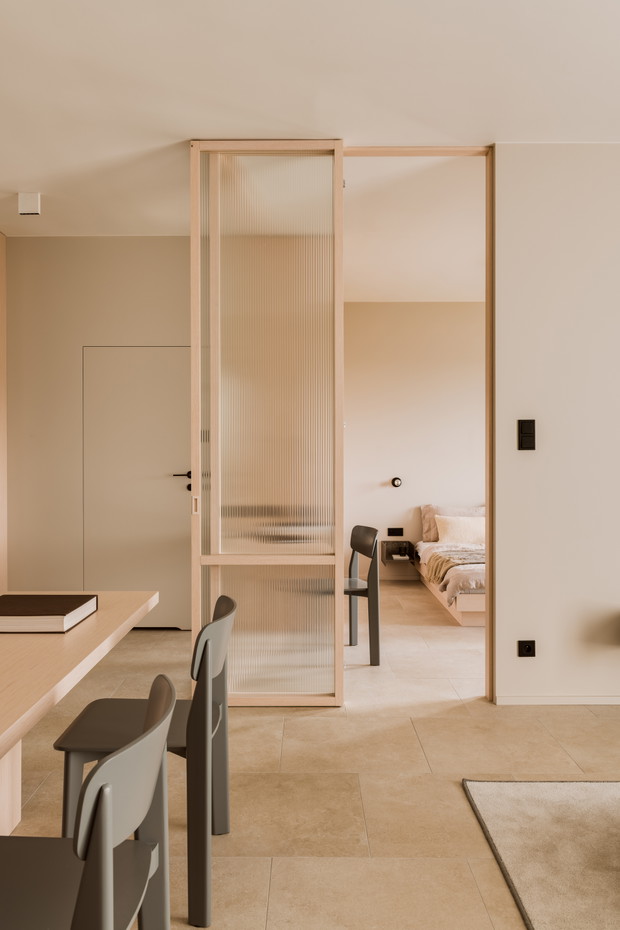 Mieszkanie w Łodzi, projekt: 3XEL Architekci - Justyna Ławrynowicz i Patryk Ławrynowicz.