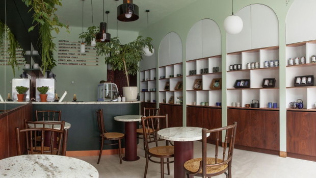 Moya Matcha Oleandrów, projekt: Julia Jankowska