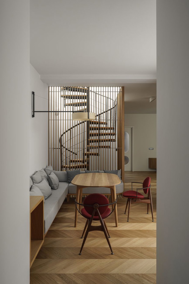 Penthouse na Starej Pradze, projekt: Loft Kolasiński