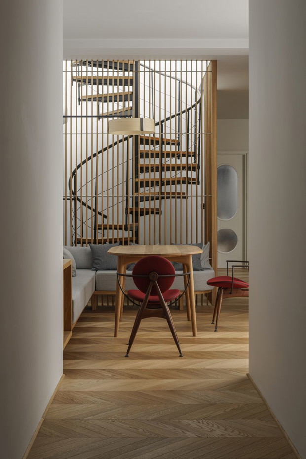 Penthouse na Starej Pradze, projekt: Loft Kolasiński